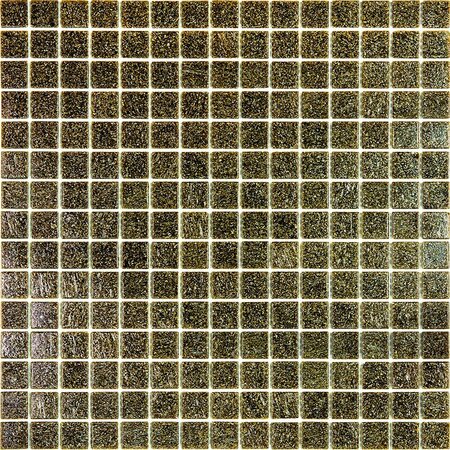 APOLLO TILE Dune 12 in. x 12 in. Glossy Peanut Brown Glass Mosaic Wall and Floor Tile 20 sq. ft./case, 20PK APLSA88BR601A